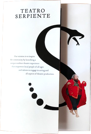 Logo for Teatro Serpiente theater company in Taos