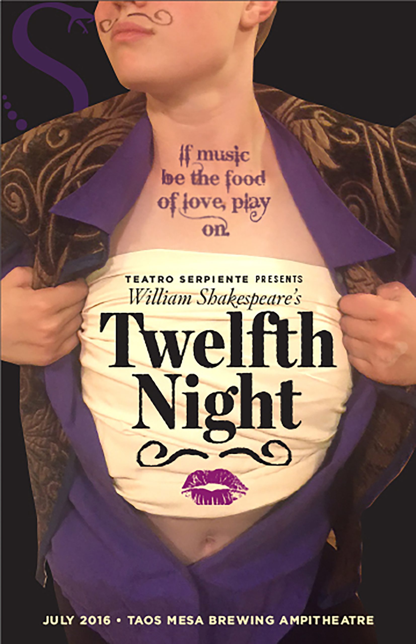 Logo for Teatro Serpiente theater company in Taos